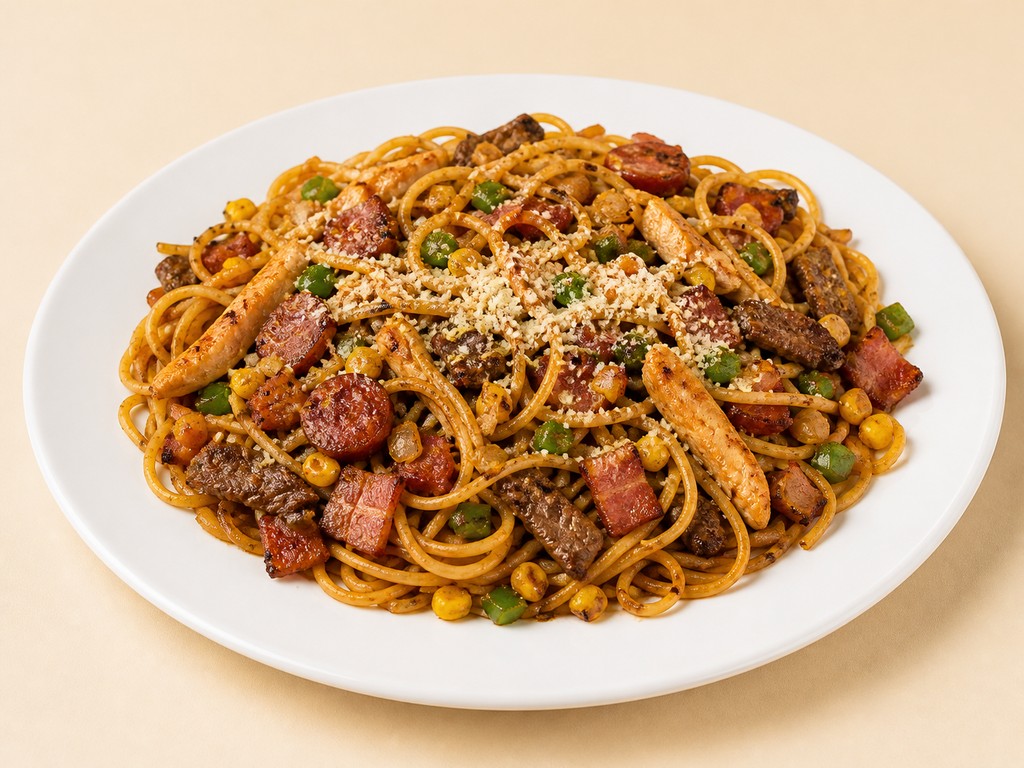 Grilled pasta/ Macarrão na Chapa — Meritíssimo Fitchburg MA