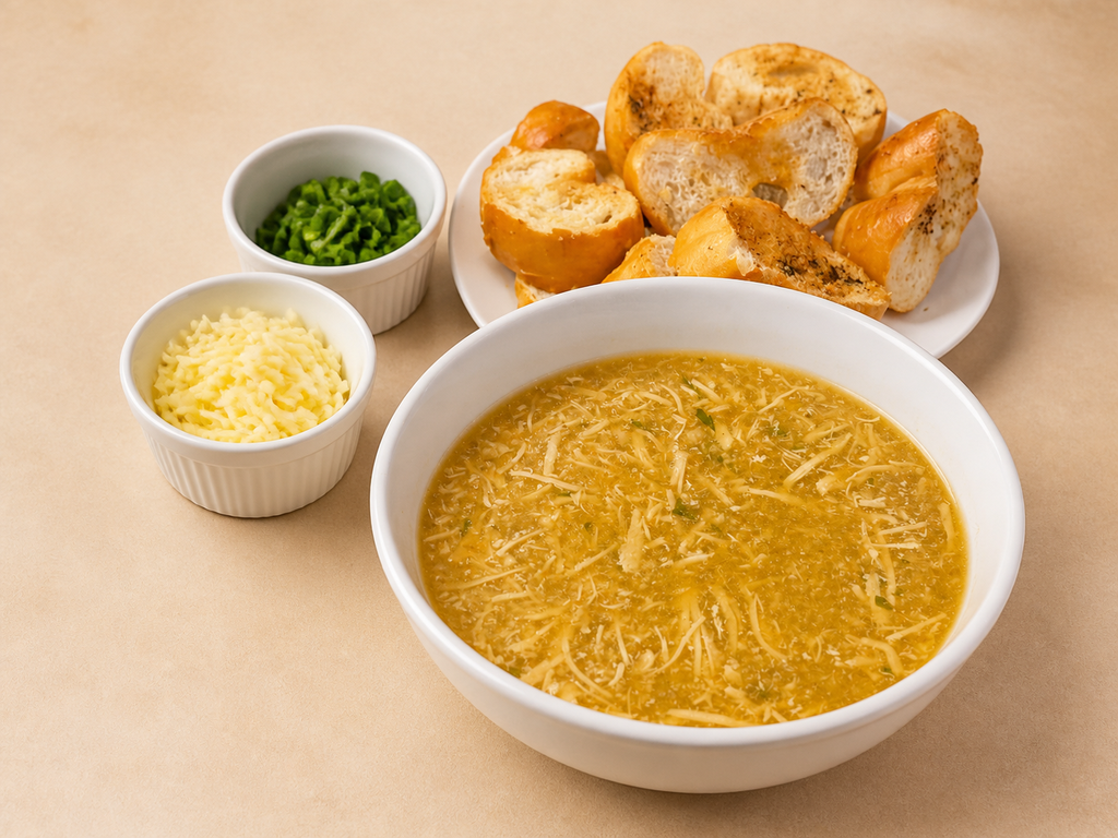 Caldo de frango — Meritíssimo Fitchburg MA
