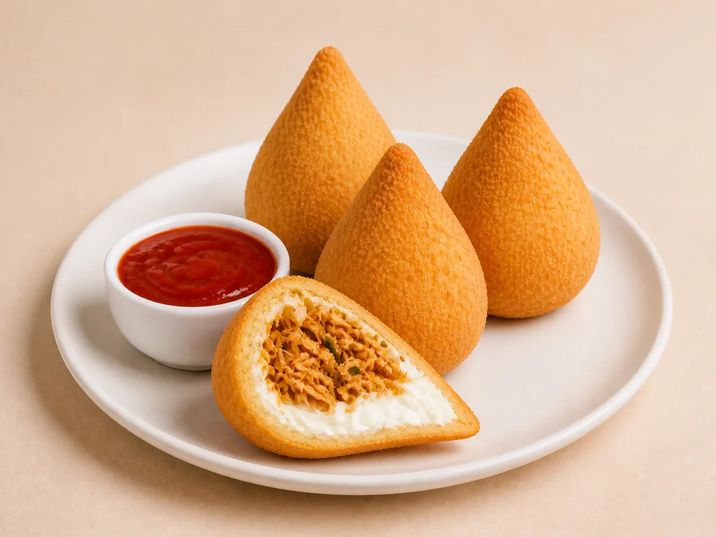 Chicken coxinha with Catupiry filling — Meritíssimo