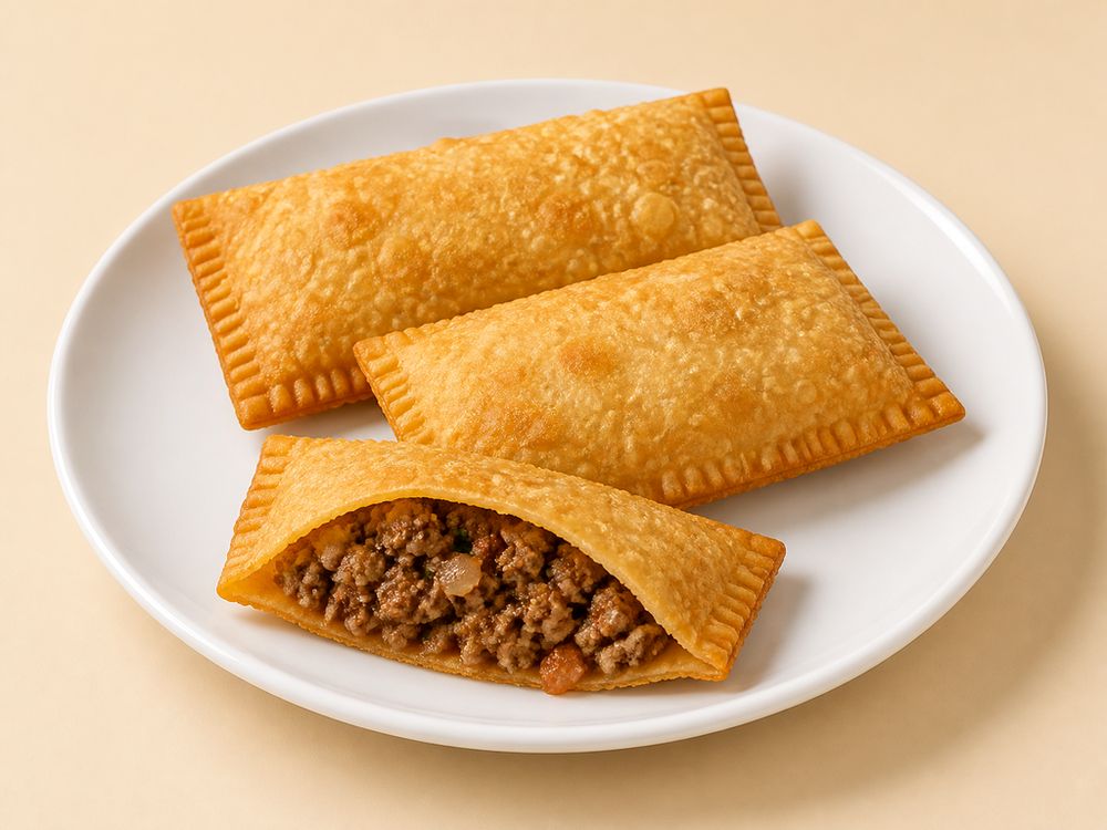 Pastel de feira no Meritíssimo